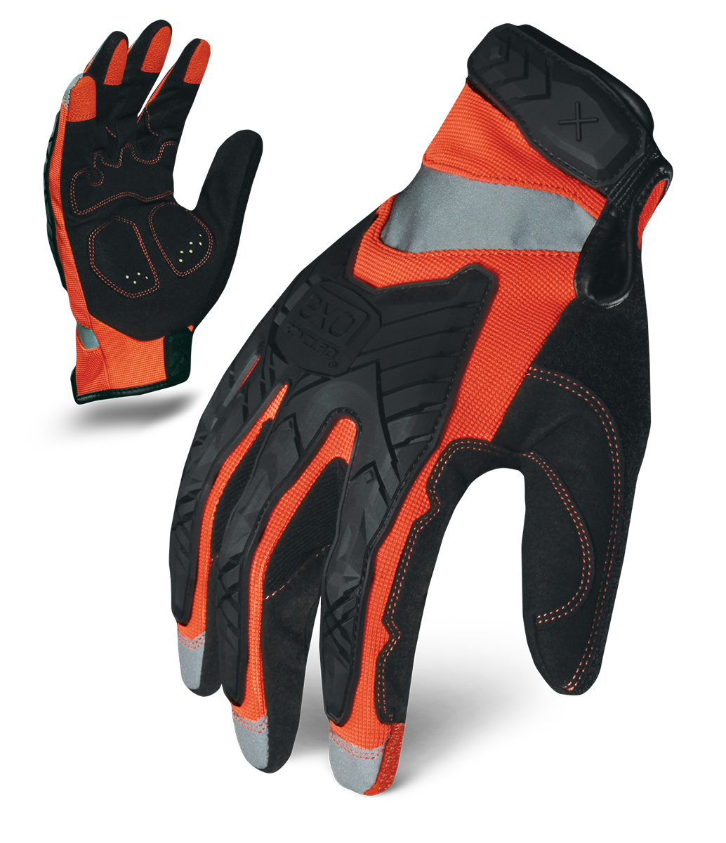 IronClad HI-VIZ IMPACT ORANGE Work Glove