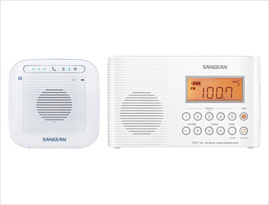 Sangean-FM / AM / Weather Alert Waterproof Shower Radio