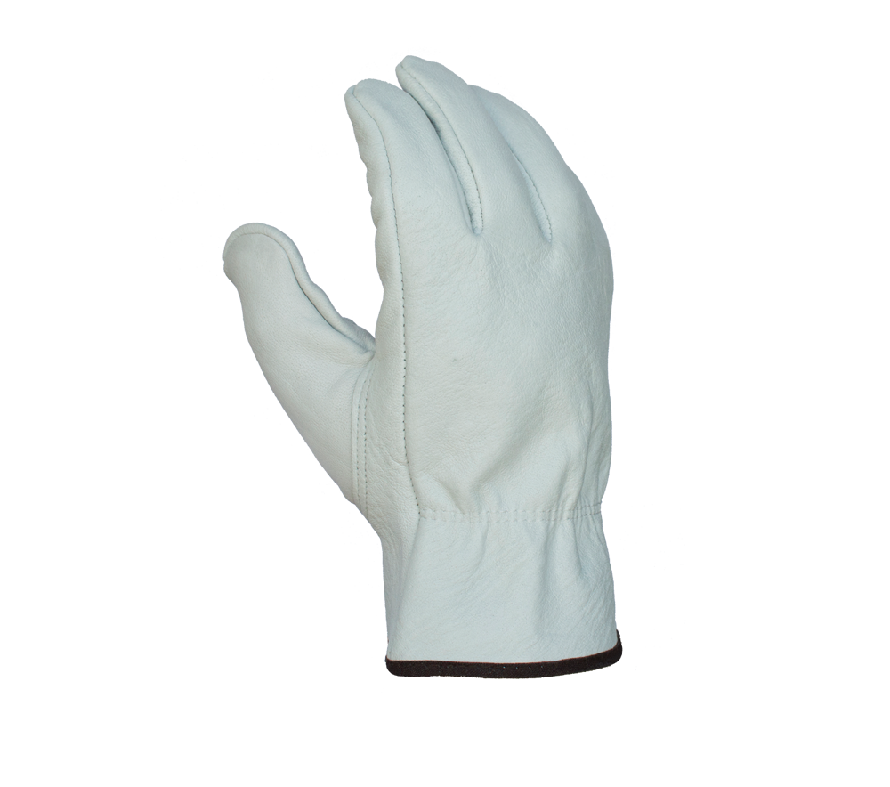 Quality Grain Goatskin Leather Driver Gloves-Keystone Thumb