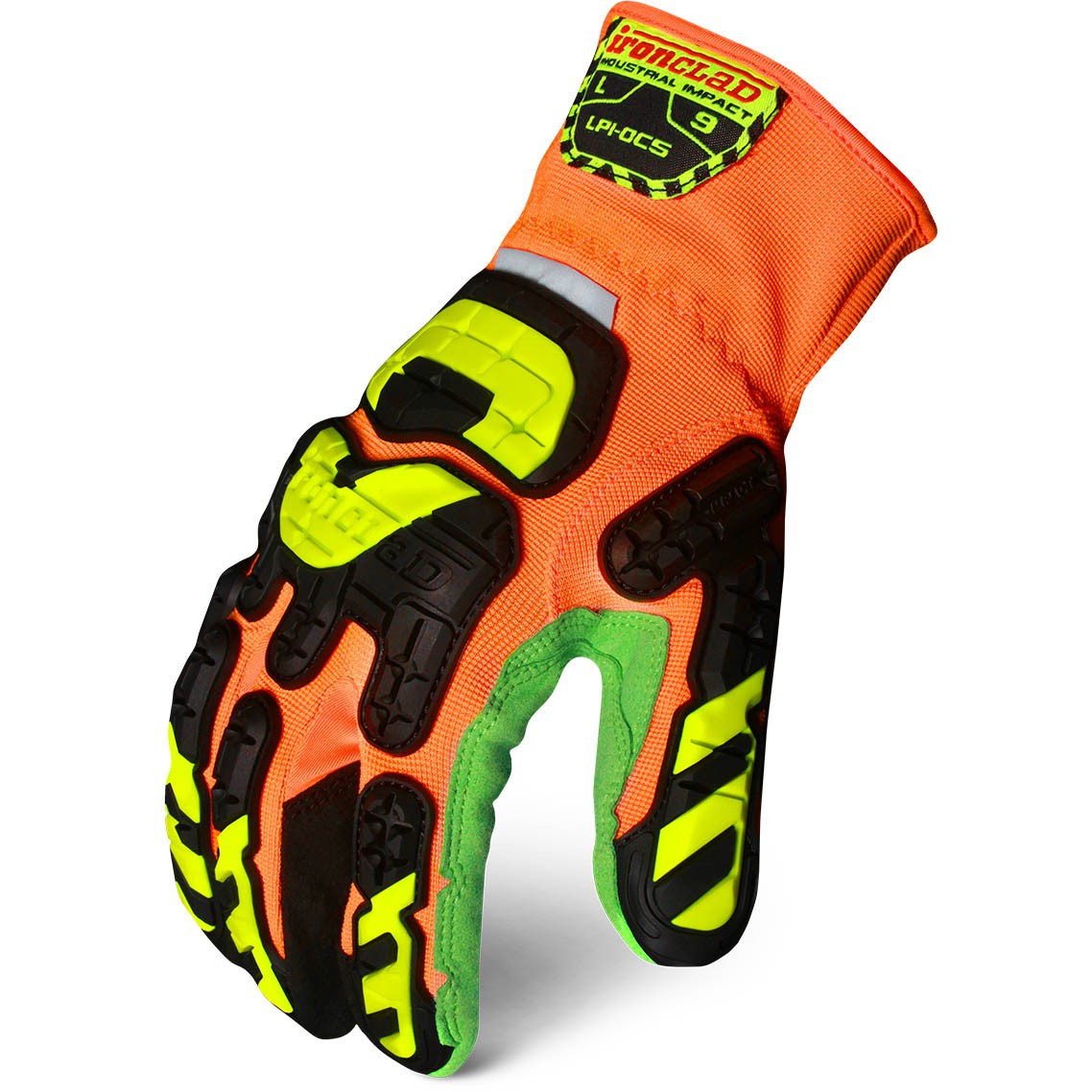 Ironclad INDI-LPI-OC5 Industrial Impact LPI Open Cuff Cut 5 Gloves