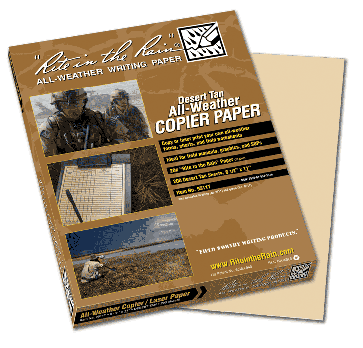 Tactical All-Weather Copier Paper