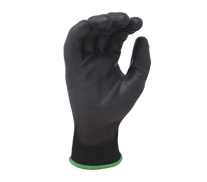 (TSK2001) Task Gloves - Polyurethane Black Palm Coated Gloves
