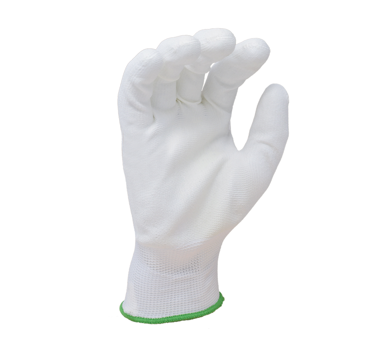 (TSK2002) Task Gloves - Polyurethane White Palm Coated Gloves