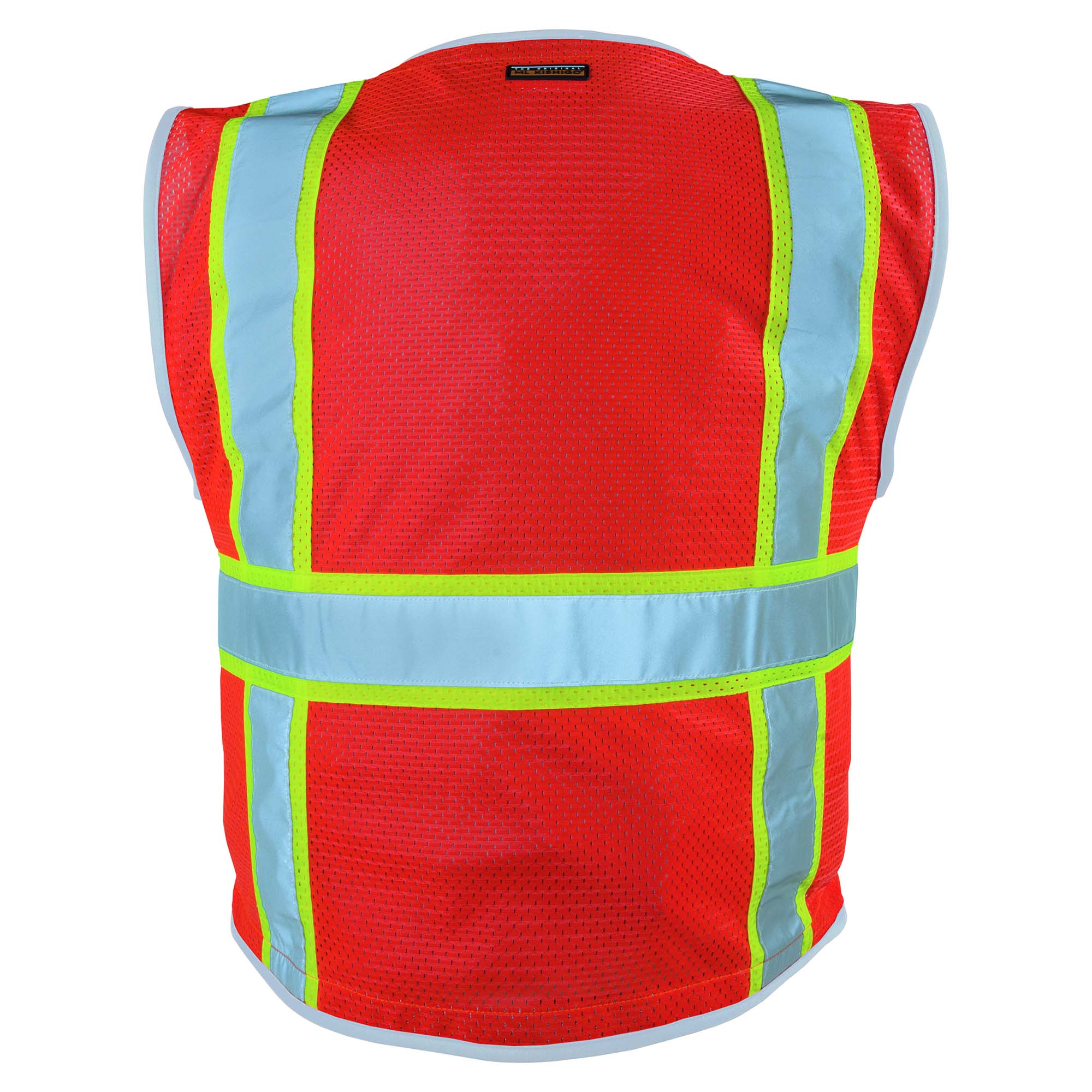 ML Kishigo 1710 Premium Brilliant Series Heavy Duty Vest, Class 2, Fluorescent Red