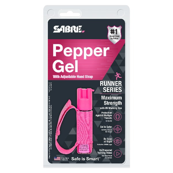 Runner Pepper Gel with Adjustable Hand Strap - Pink