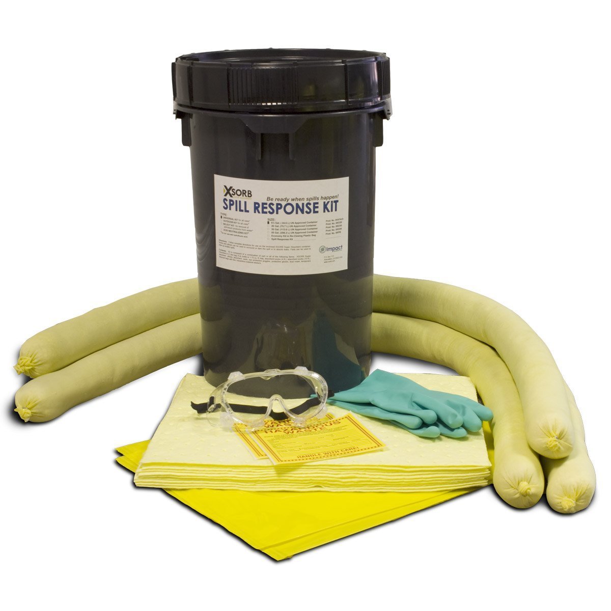 FiberLink Hazmat 6.5 gal Spill Kit - 1 PAIL