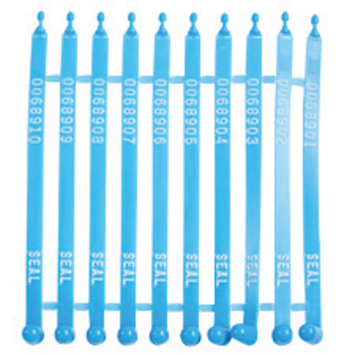 Brady® 7 1/2" Blue Plastic Poly-Lok Truck Seal "SEAL" (100 Per Pack)