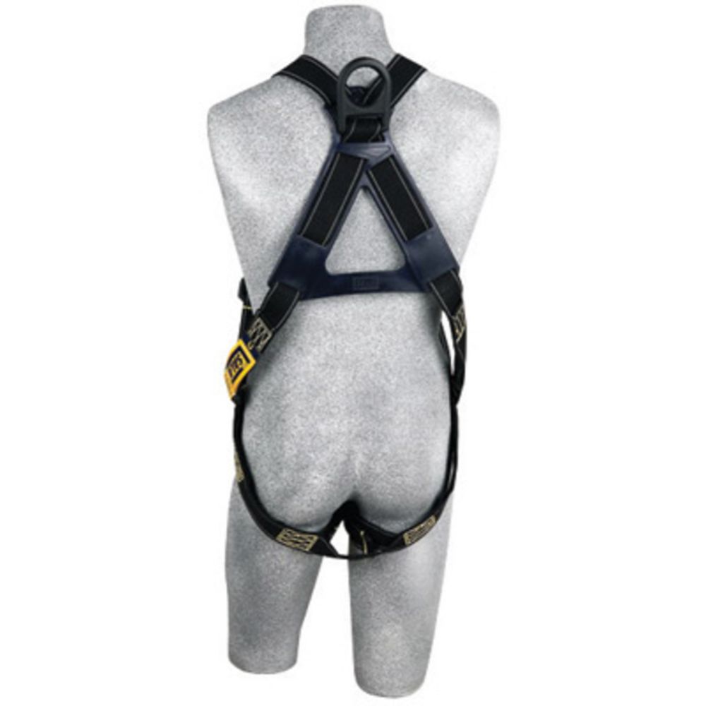 3M DBI-SALA 2X Delta Arc Flash No-Tangle Full Body/Vest Style Harness With PVC Coated Back D-Ring And Pass-Thru Leg Strap Buckle