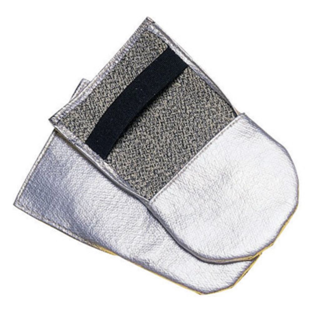 Tillman 5 1/4" X 9 1/2" Silver Aluminized Carbon Kevlar Heat Resistant Backhand Pad