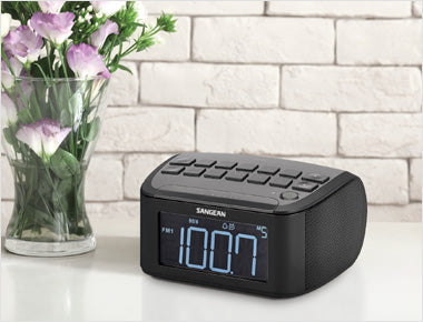 Sangean-FM / AM / Aux-in Digital Tuning Clock Radio