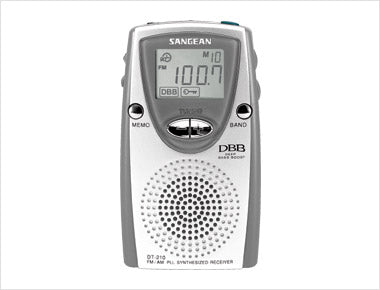 Sangean-FM-Stereo / AM Pocket Receiver with Built-in Speaker