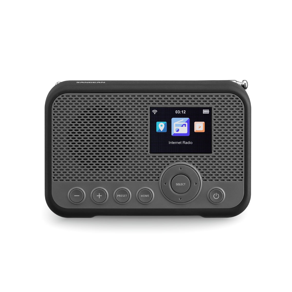 Sangean - WFR-39 FCC - FM-RBDS / Spotify Connect / Internet / AirMusic Control Digital Radio