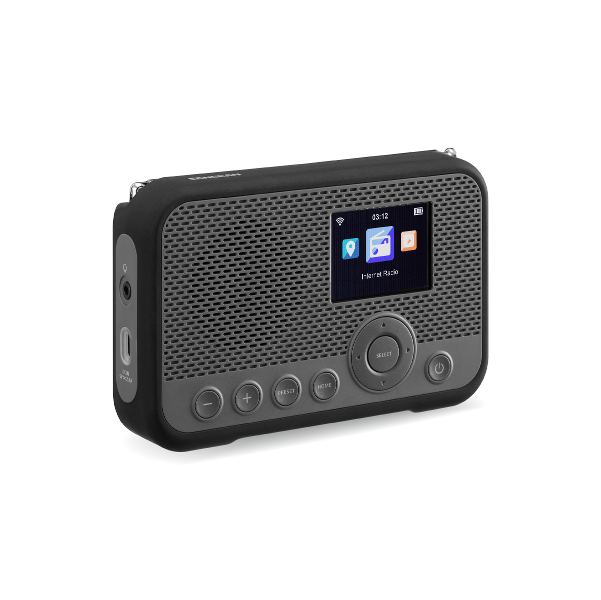 Sangean - WFR-39 FCC - FM-RBDS / Spotify Connect / Internet / AirMusic Control Digital Radio
