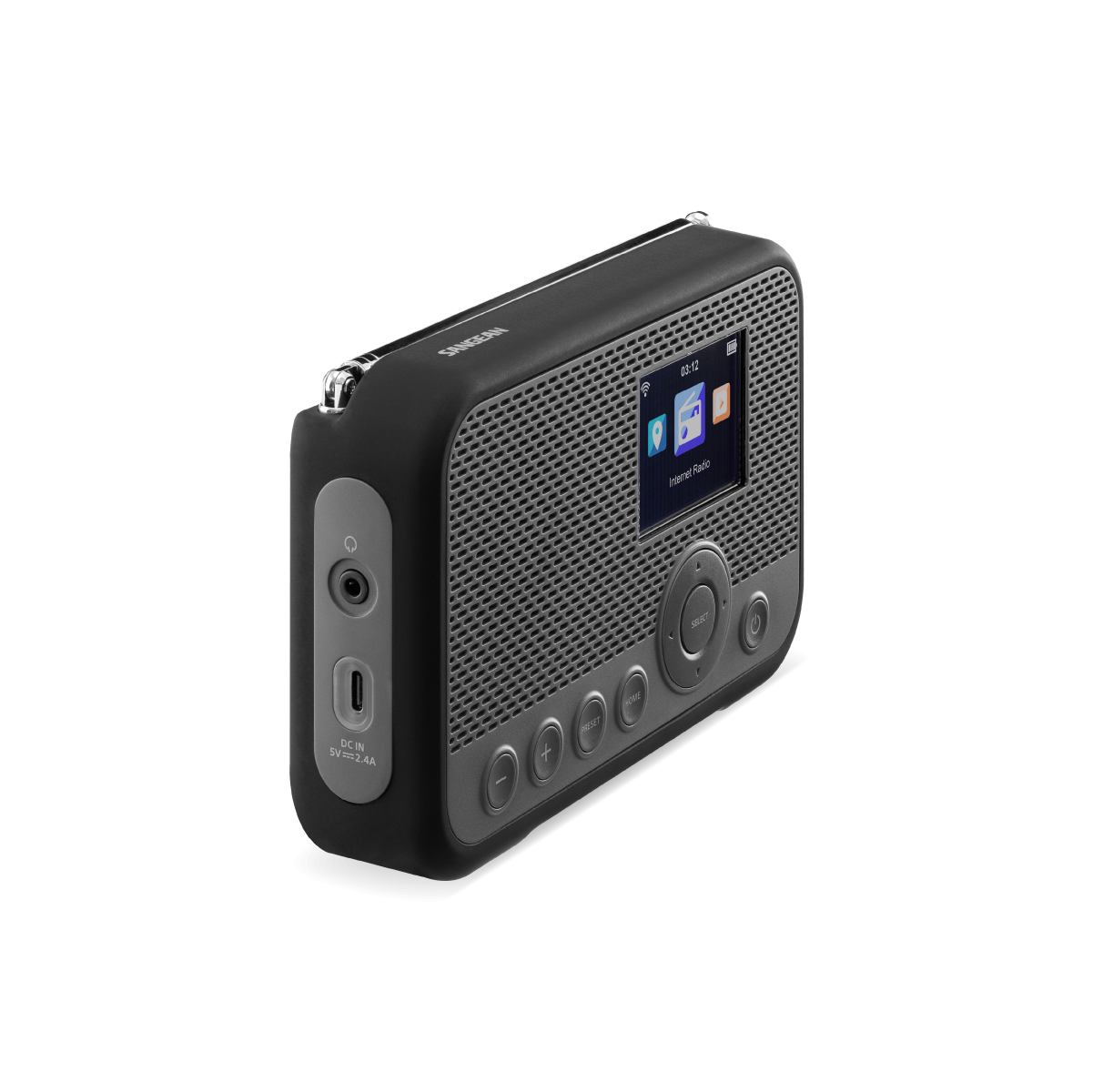 Sangean - WFR-39 FCC - FM-RBDS / Spotify Connect / Internet / AirMusic Control Digital Radio