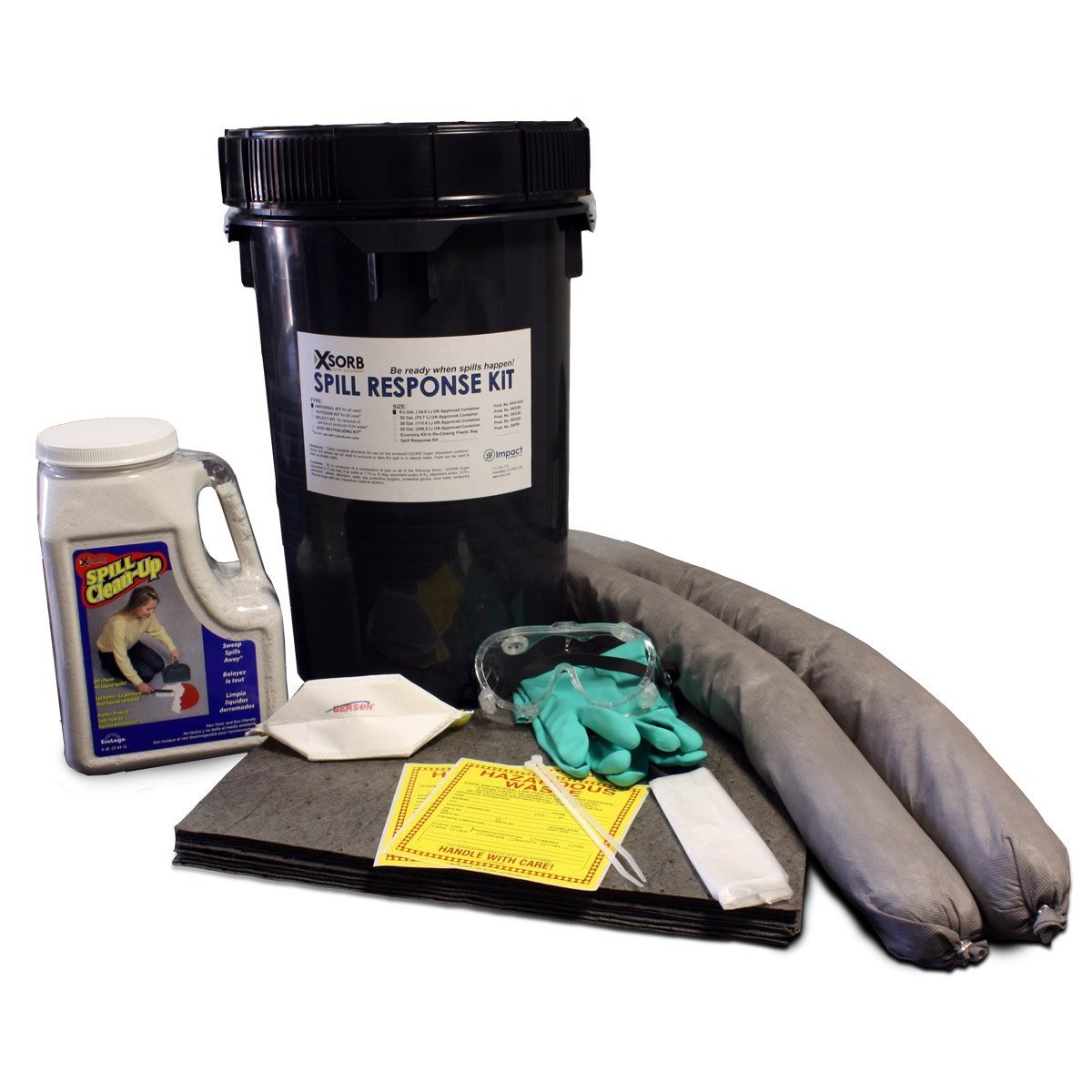 XSORB Universal 6.5 gal Spill Kit - 1 PAIL