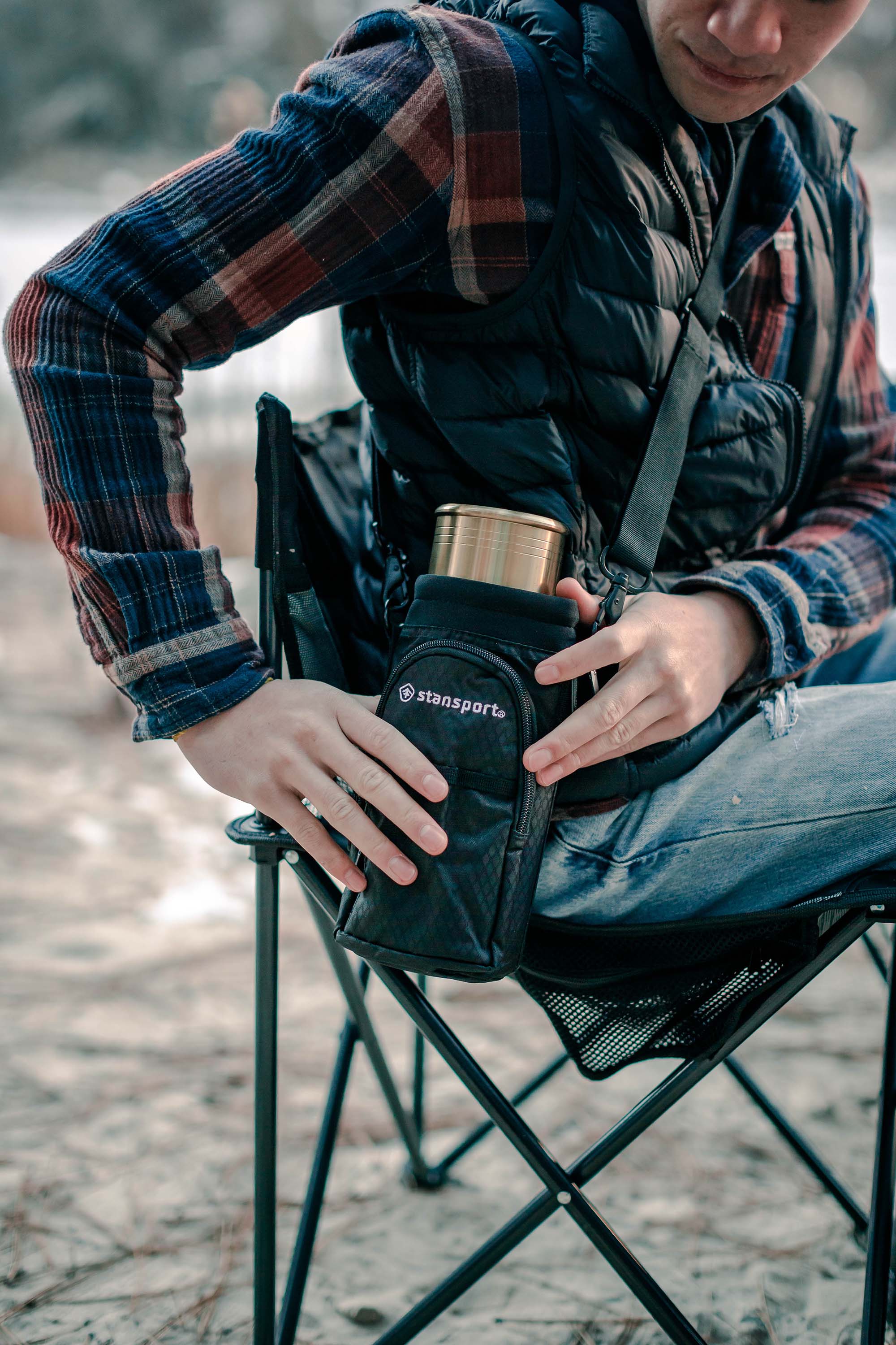 Bottle Carrier - Holds Up To 40 Oz Bottles