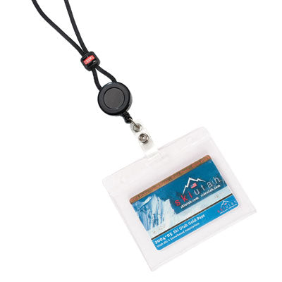 Retractable ID Lanyard - Black