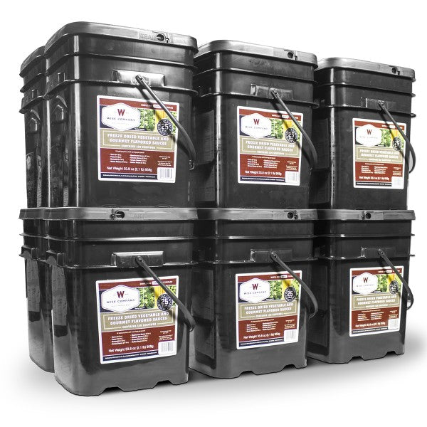 1440 Serving Freeze Dried Vegetable and Gourmet Flavored Sauces