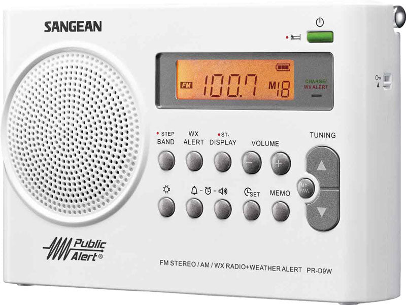 Public Weather Alert Rechargeable Portable Radio See details Public Weather Alert Rechargeable Portable Radio