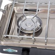 2-Burner Propane Stove with Bulk Tank Hose