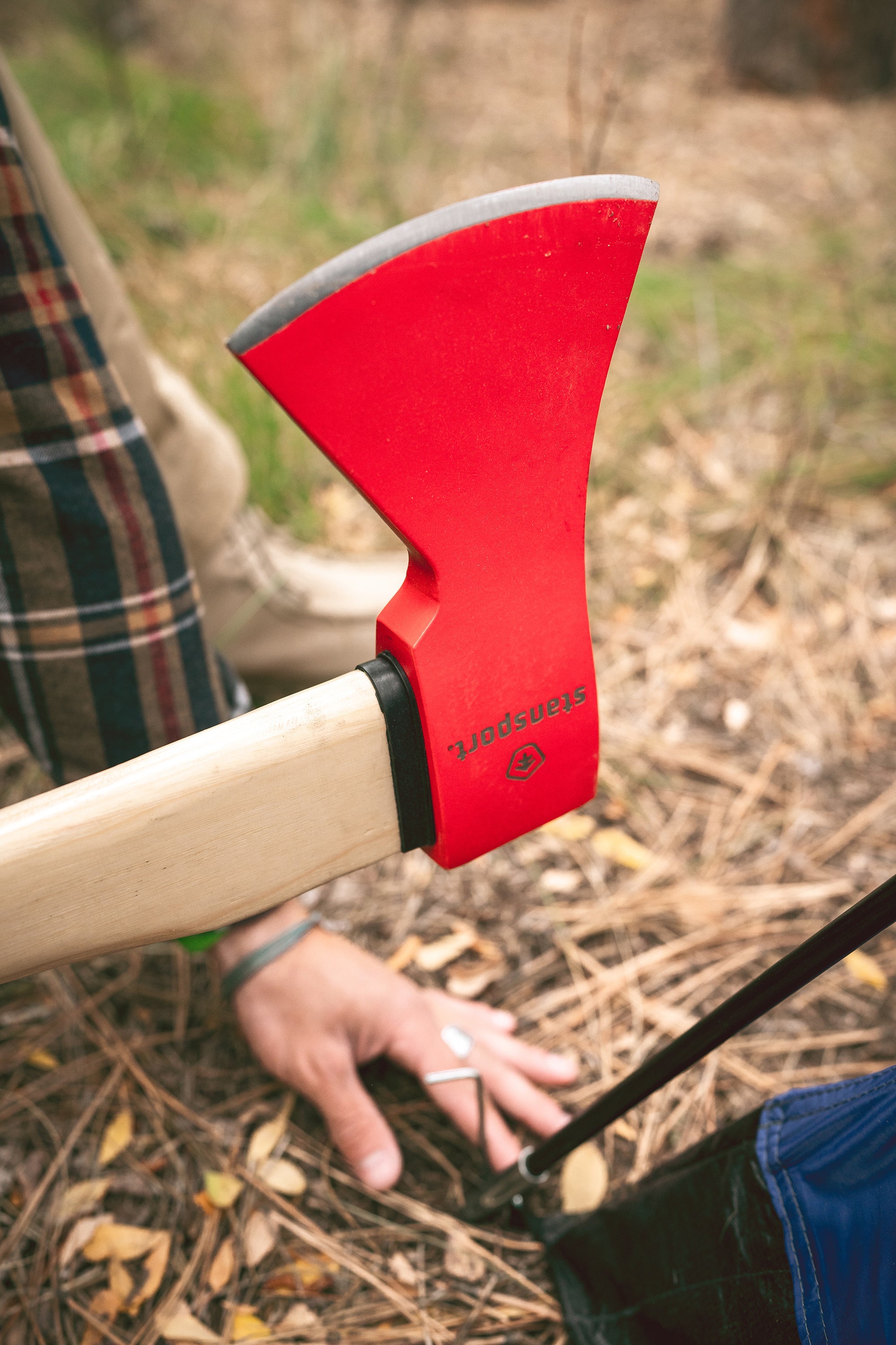 Wood Handle Axe – Long - Approximately 36 Inch