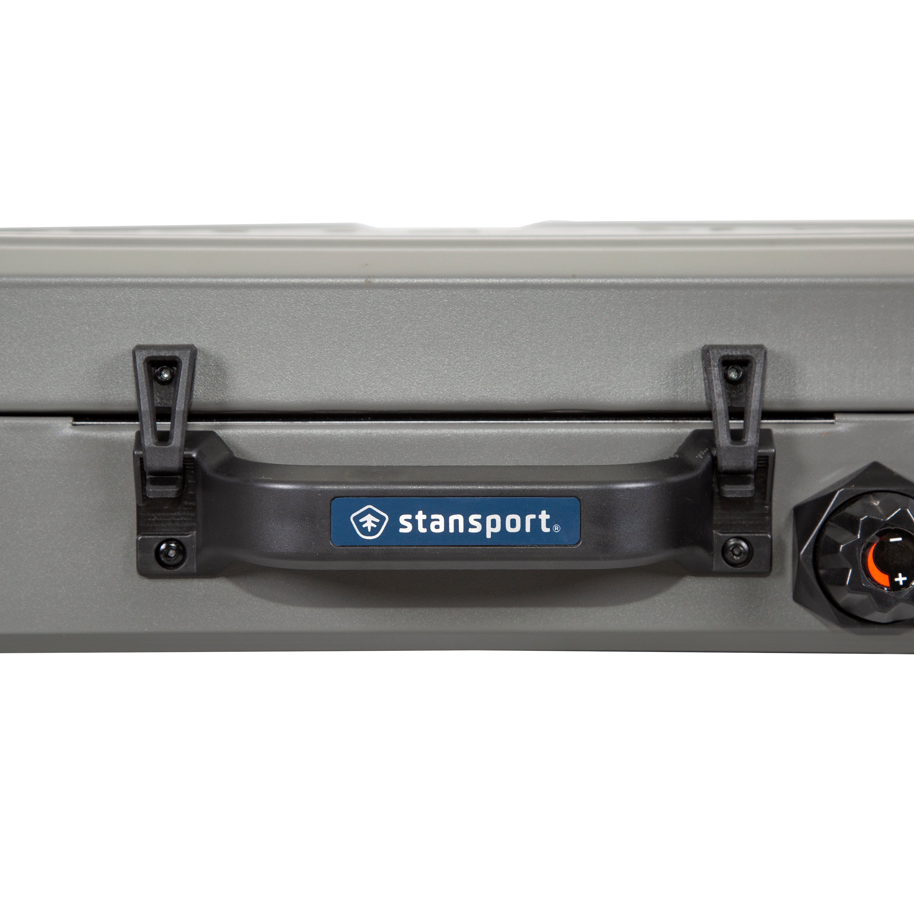 Propane Stove And Grill Combo-Piezo - Gray W/Black Trim