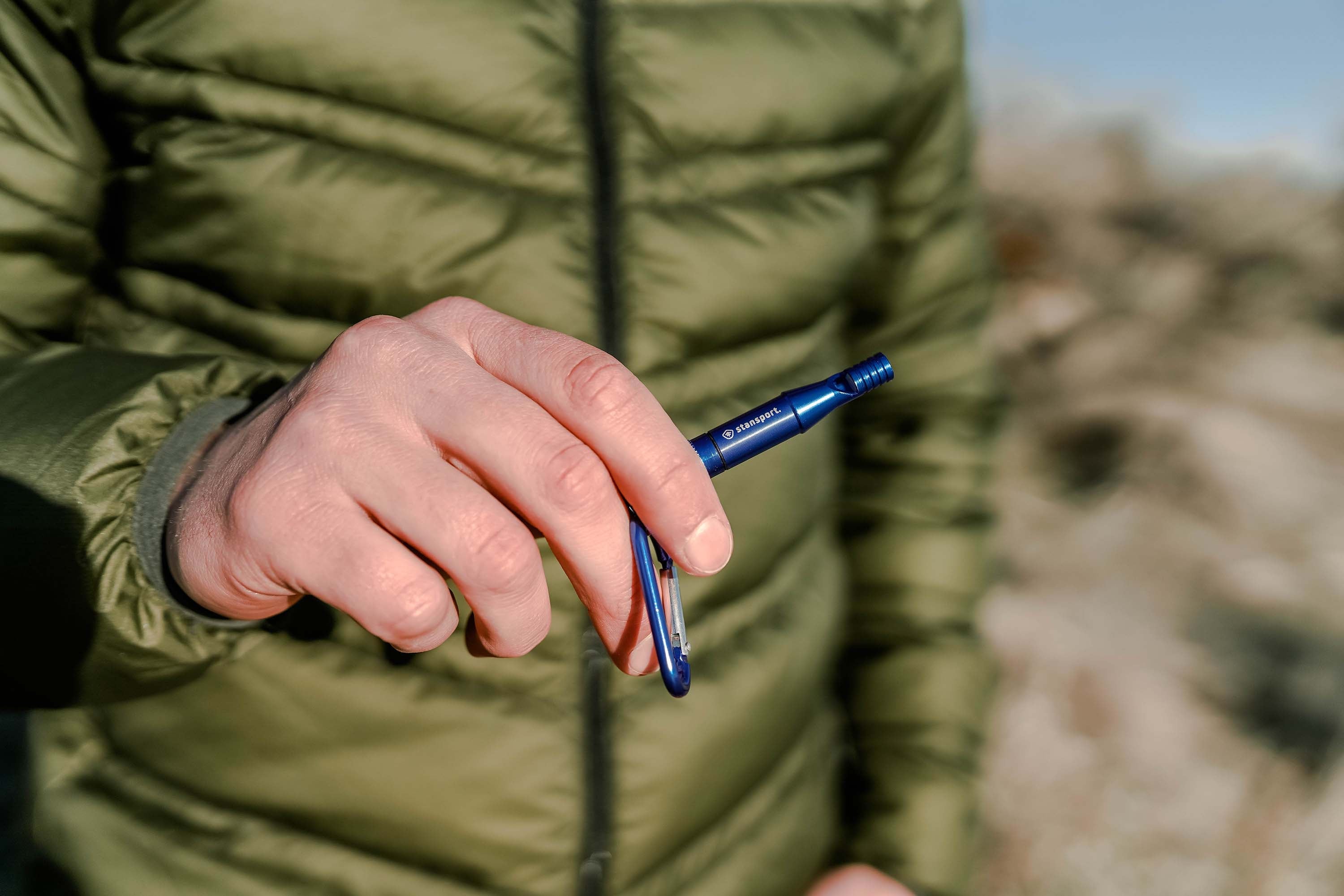 Aluminum Emergency Whistle W/ Medical Id Form