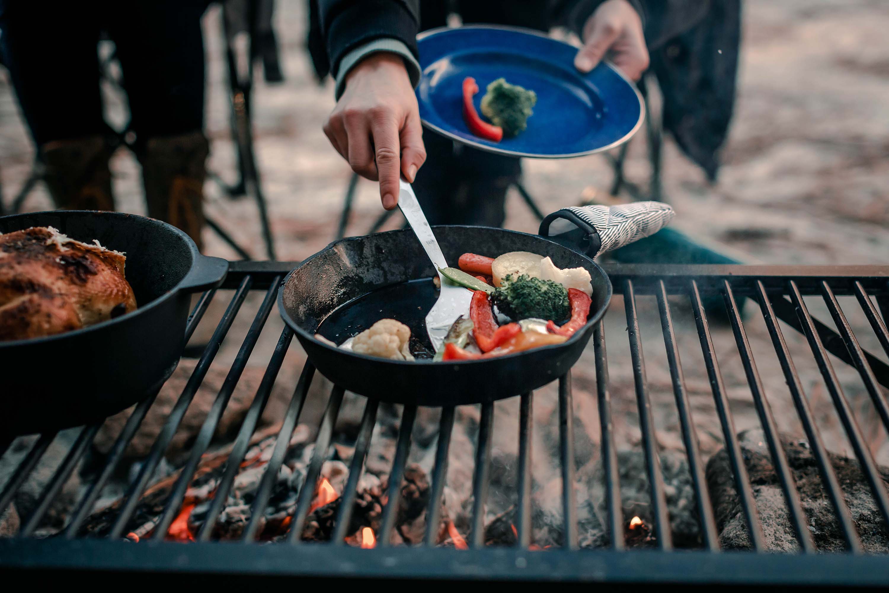 Pre-Seasoned Cast Iron Fry Pan - 8 In