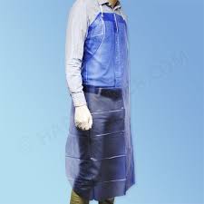 Ambitex 28 in. x 46 in. Blue Polyethylene Standard Weight Apron