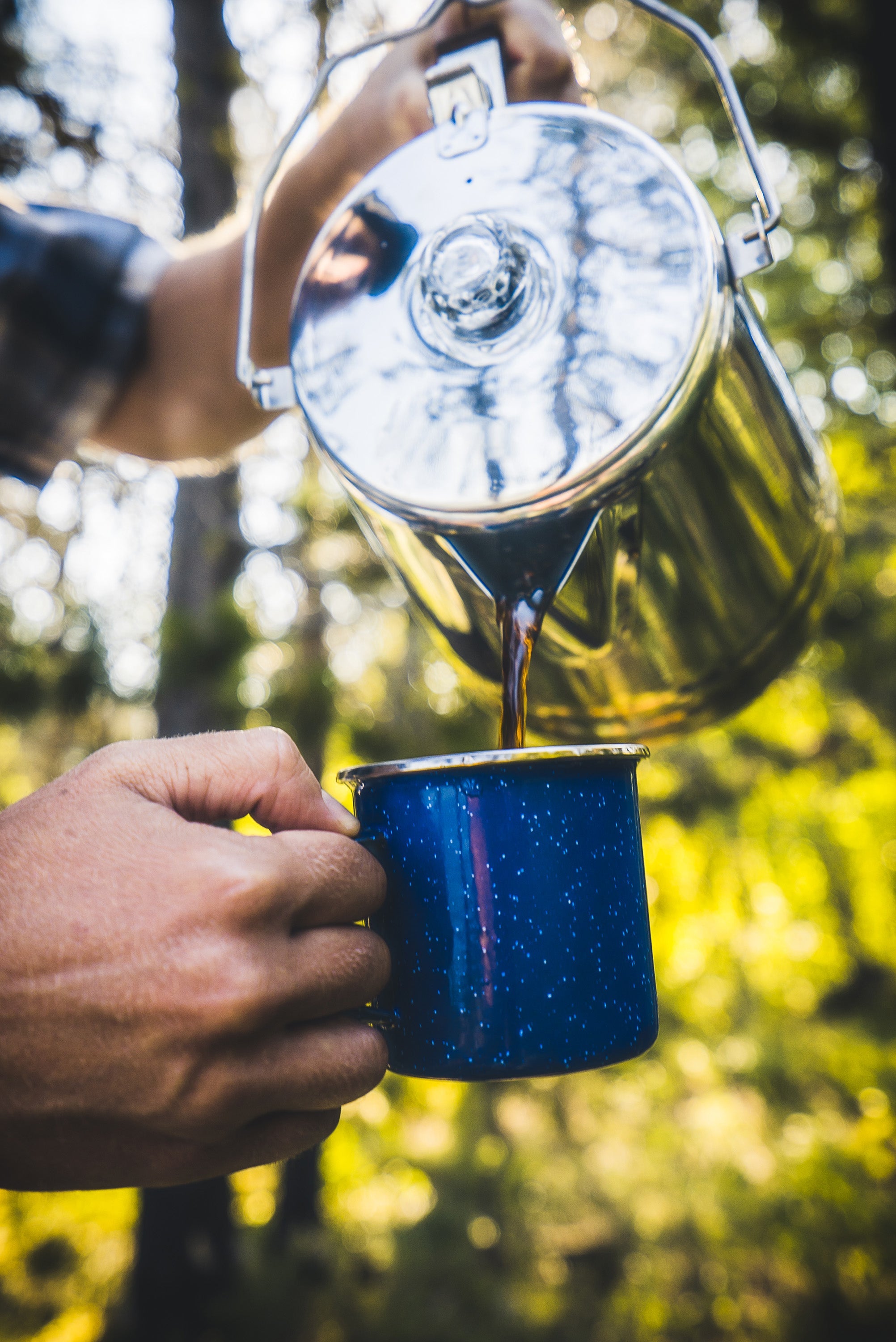 Enamel Coffee Mug - S.S. Edge - 12 Oz