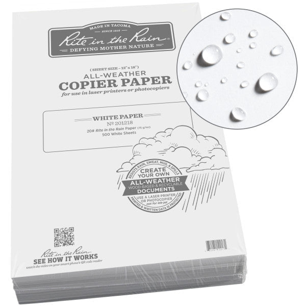 Copier Paper - 20# Bond - White - 12 X 18 - 500 Sheets