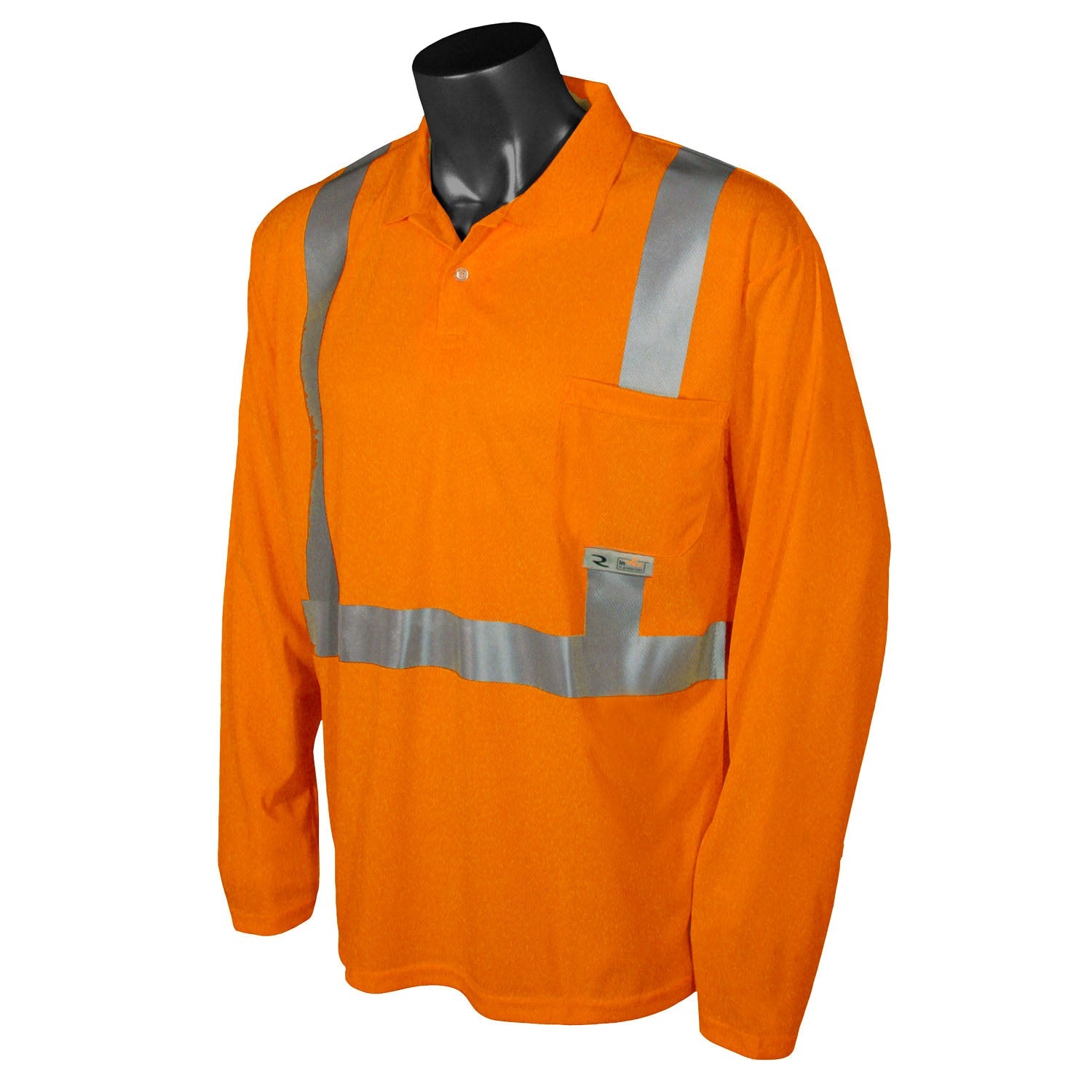 Radians ST22 Class 2 High Visibility Long Sleeve Safety Polo Shirt
