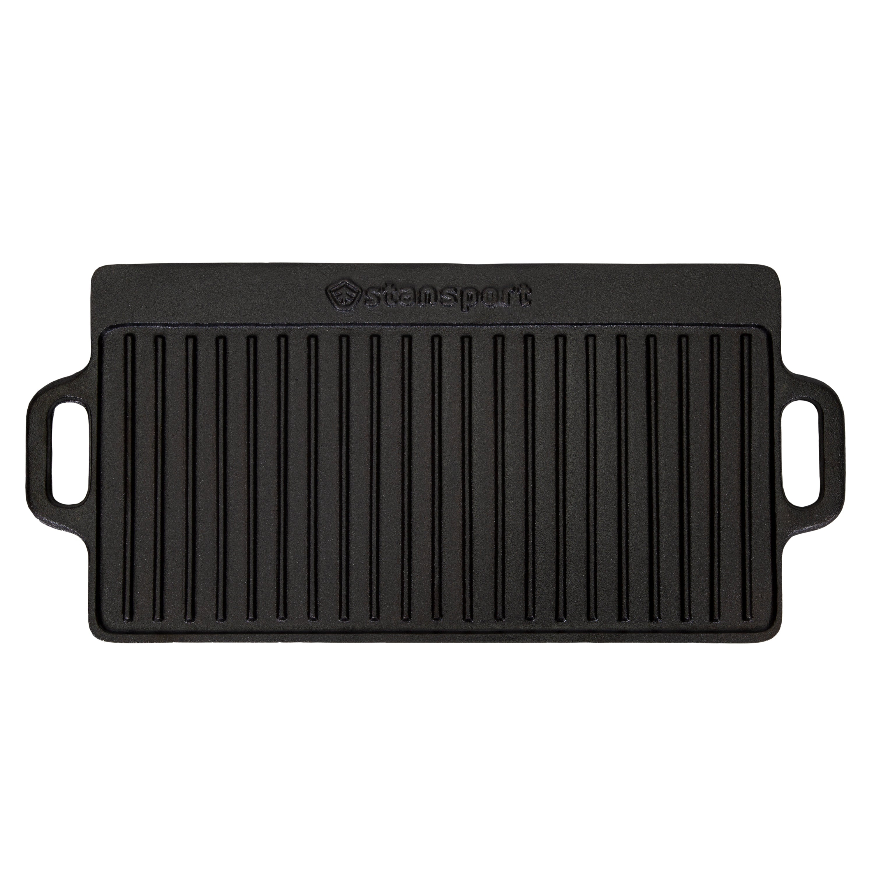 Cast Iron Griddle - 9 In X 20 In - Pre-Seasoned