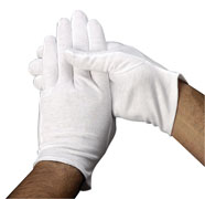 Heavy-Weight Hemmed Pallbearer Gloves - Dozen