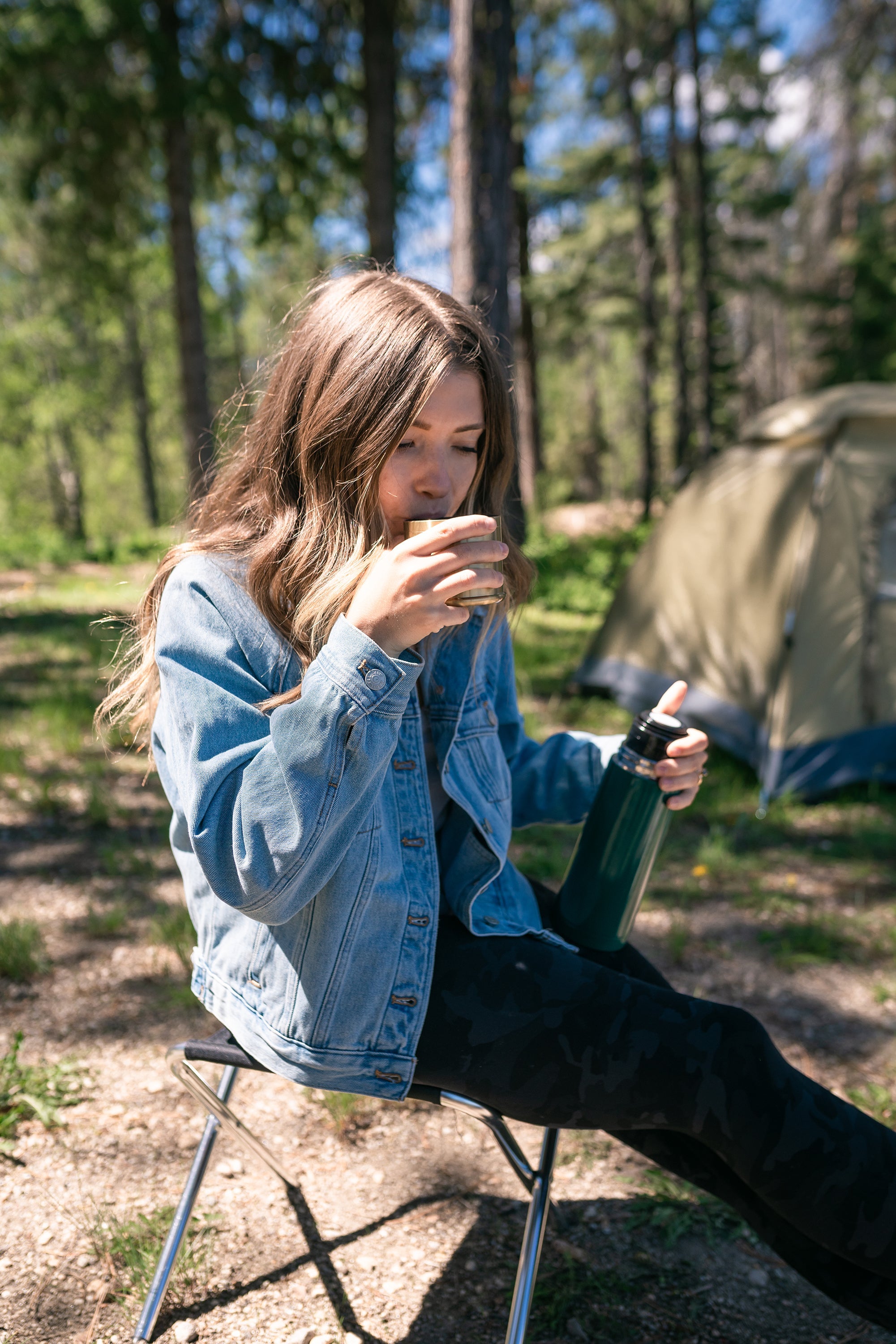 12 Ga Shotshell Thermal Bottle - 25 Oz - Green