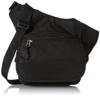 Everest Messenger Bag Medium Black