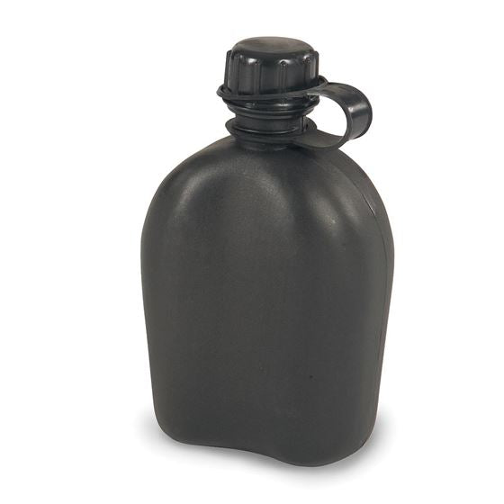 Plastic Canteen - 1 Qt - Black