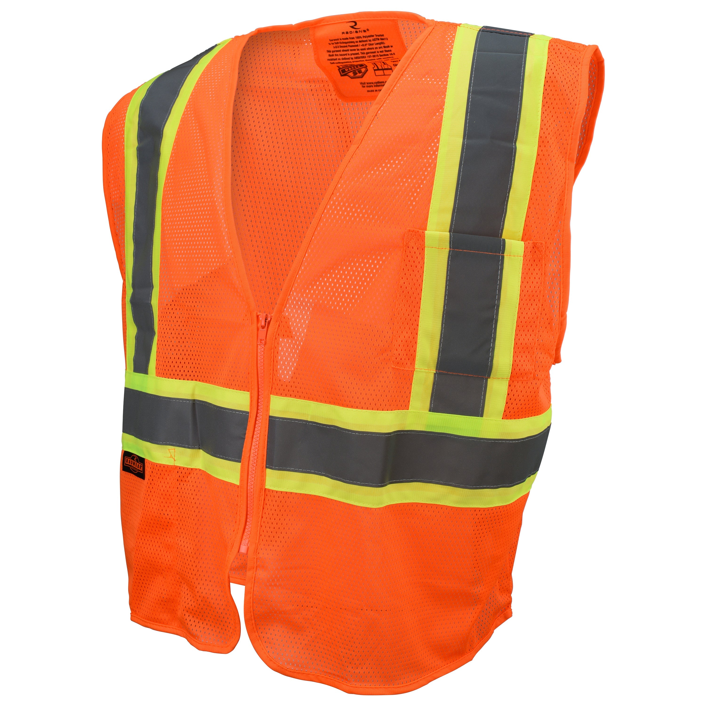 Radians SV225 Class 2 Self Extinguishing Two-Tone Trim Mesh Safety Vest