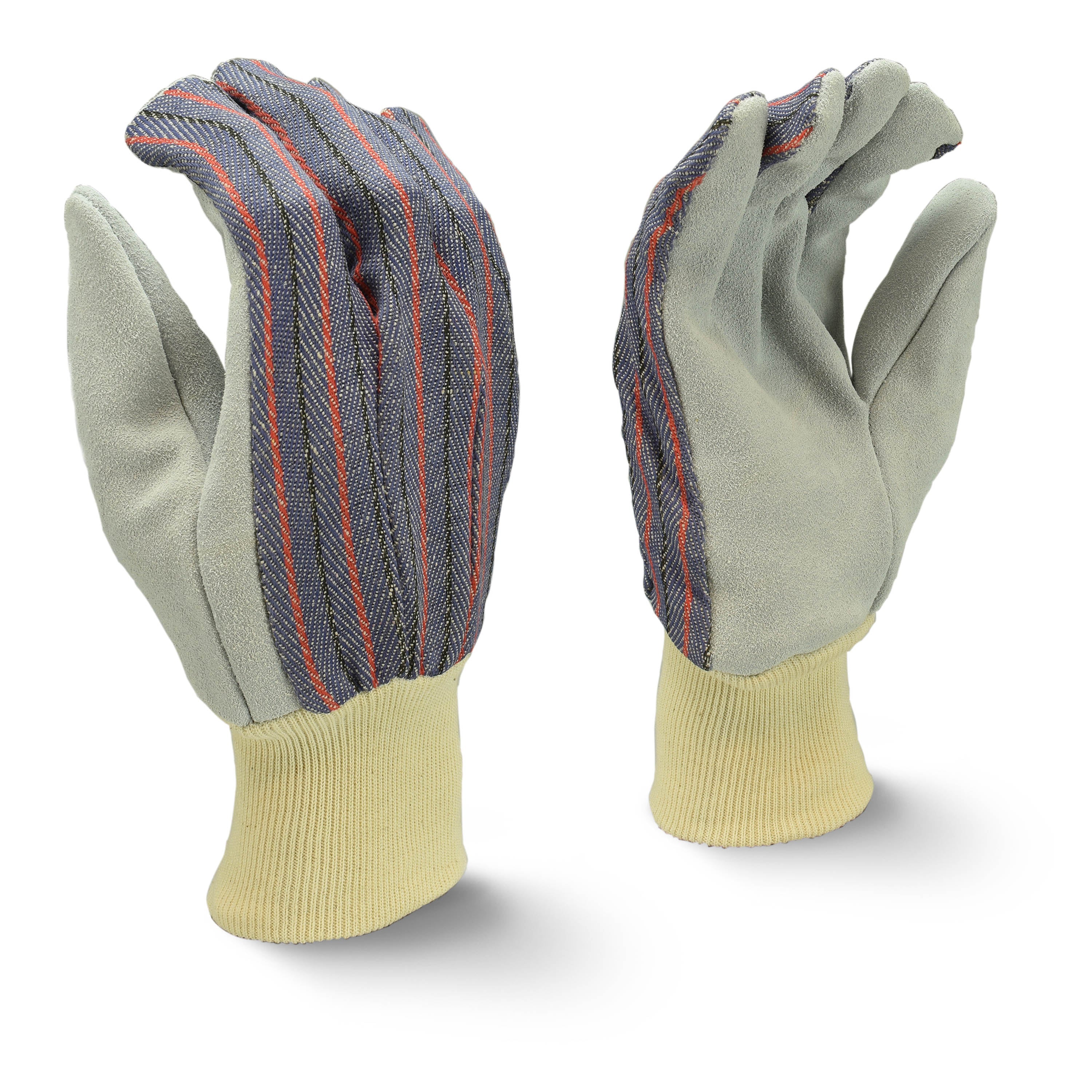 Radians RWG3012 Women's Economy Shoulder Gray Split Cowhide Leather Glove - Size L
