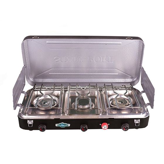 Propane Stove-2-25 K And 1-10 K Burners