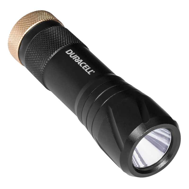 DURACELL 70 Lumen Tough Compact Pro Series LED Flashlight - IPX4 Water Resistant