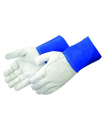 Gunn pattern goatskin TIG welder Gloves - Dozen
