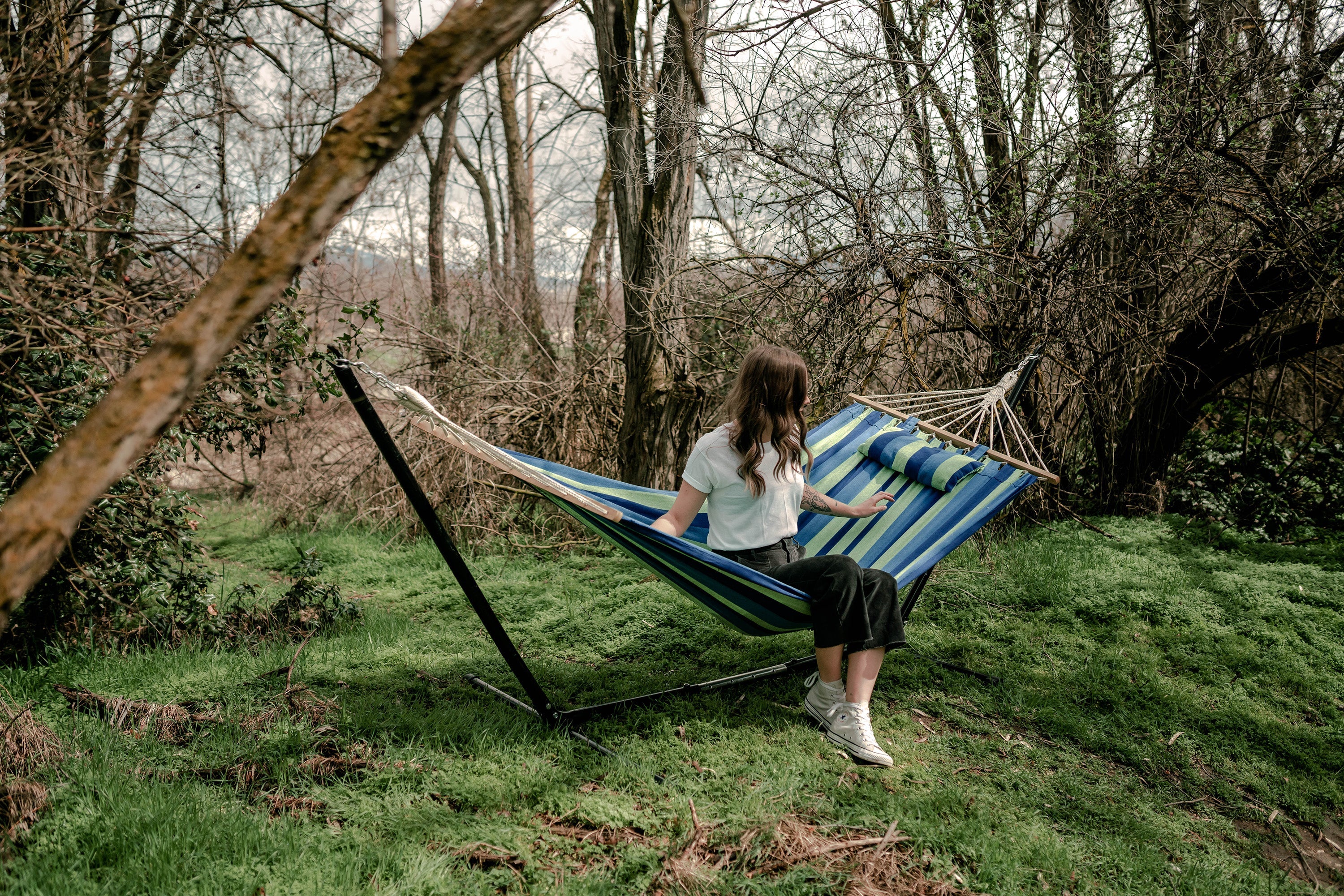 Cayman Hammock/Stand Combo - 79 In X 48 In