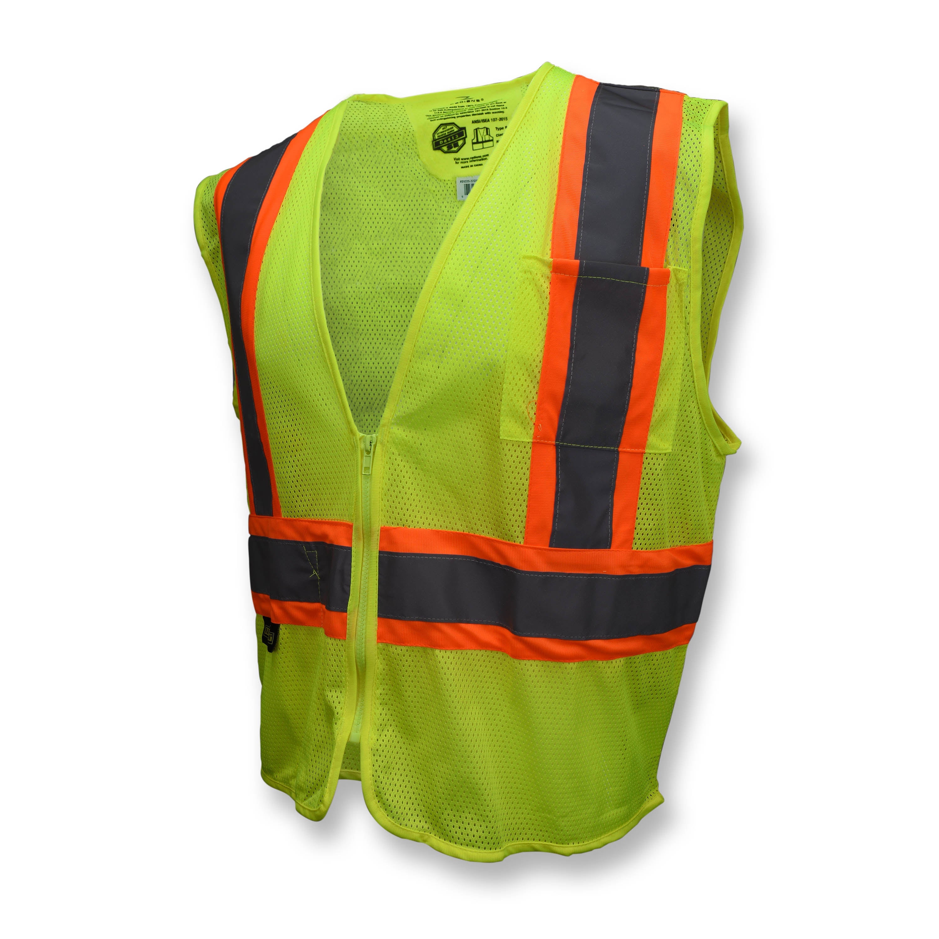 Radians SV225 Class 2 Self Extinguishing Two-Tone Trim Mesh Safety Vest