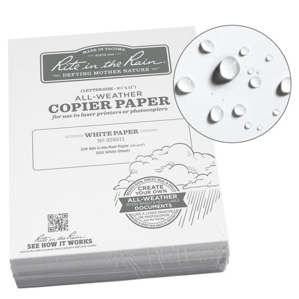 Copier Paper - 32# Ledger - White - 8.5 X 11 - 500 Sheets