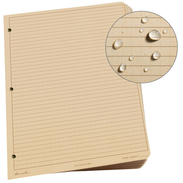 8.5 X 11 Loose Leaf - Universal - Tan
