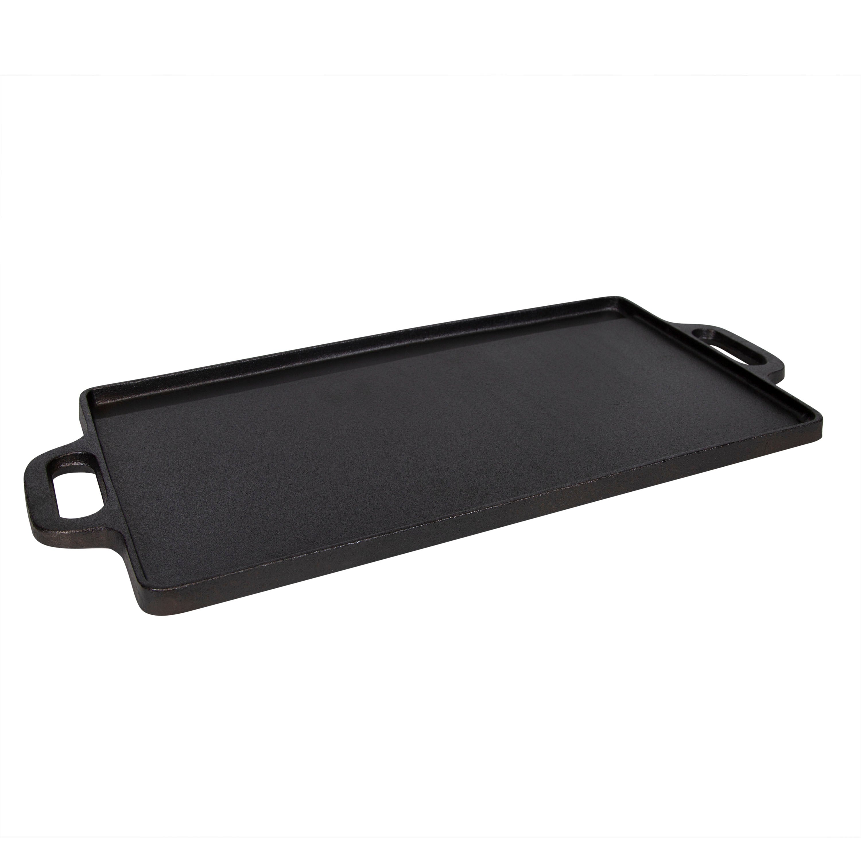 Cast Iron Griddle - 9 In X 20 In - Pre-Seasoned
