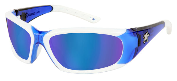 MCR Safety ForceFlex FF3 Blue/White Frame, Blue Dmd
