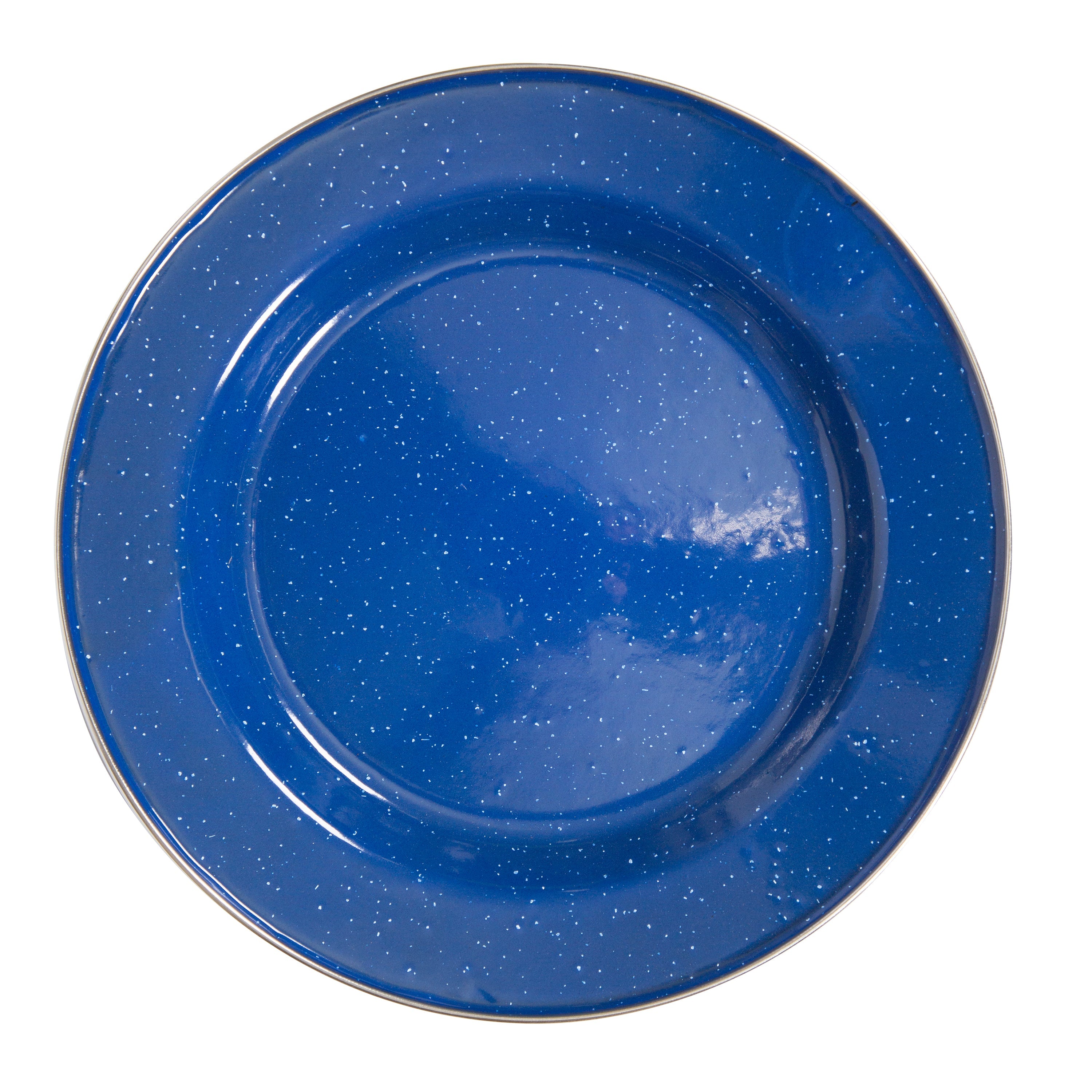 Enamel Dinner Plate - S.S. Edge - 10.25 Inch