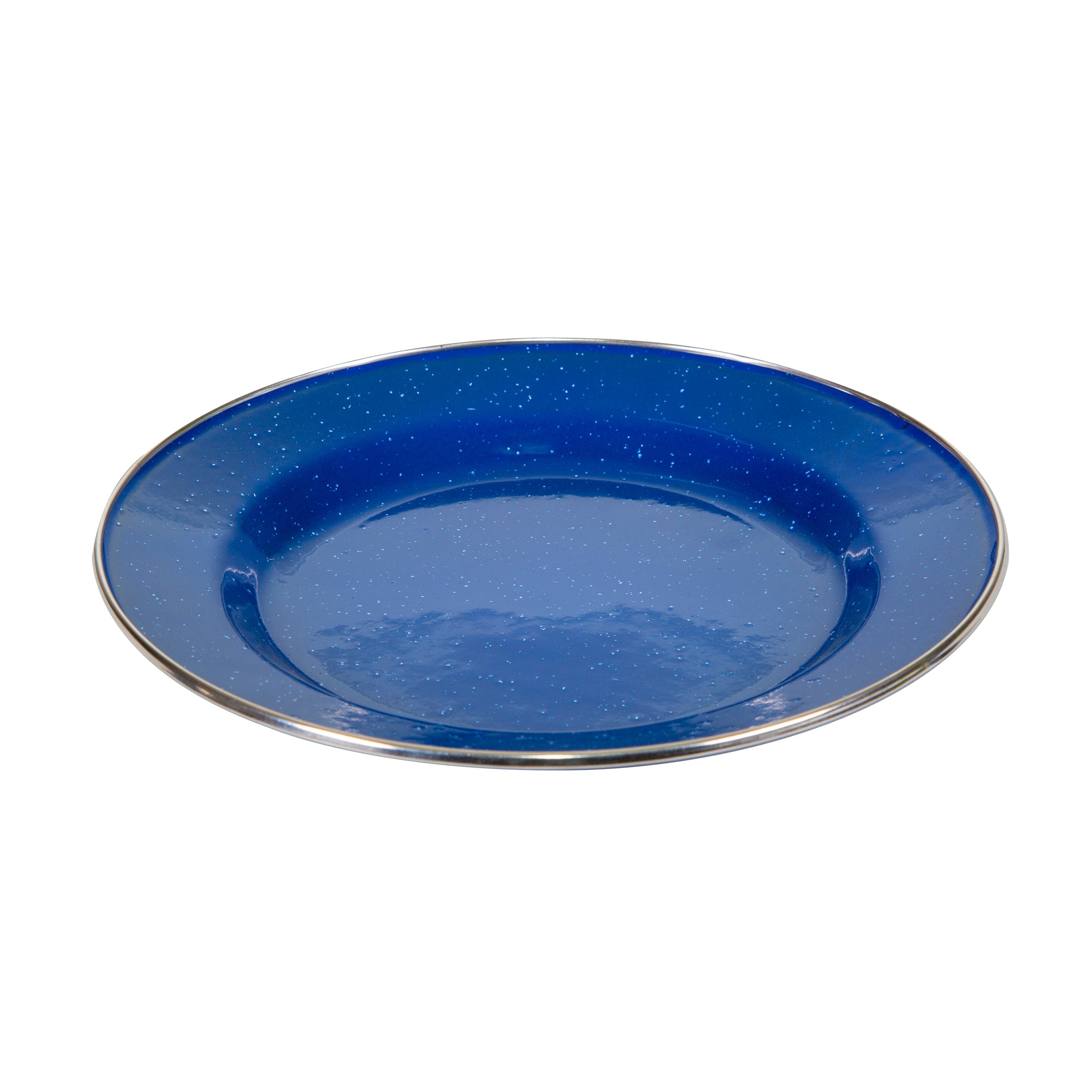 Enamel Dinner Plate - S.S. Edge - 10.25 Inch